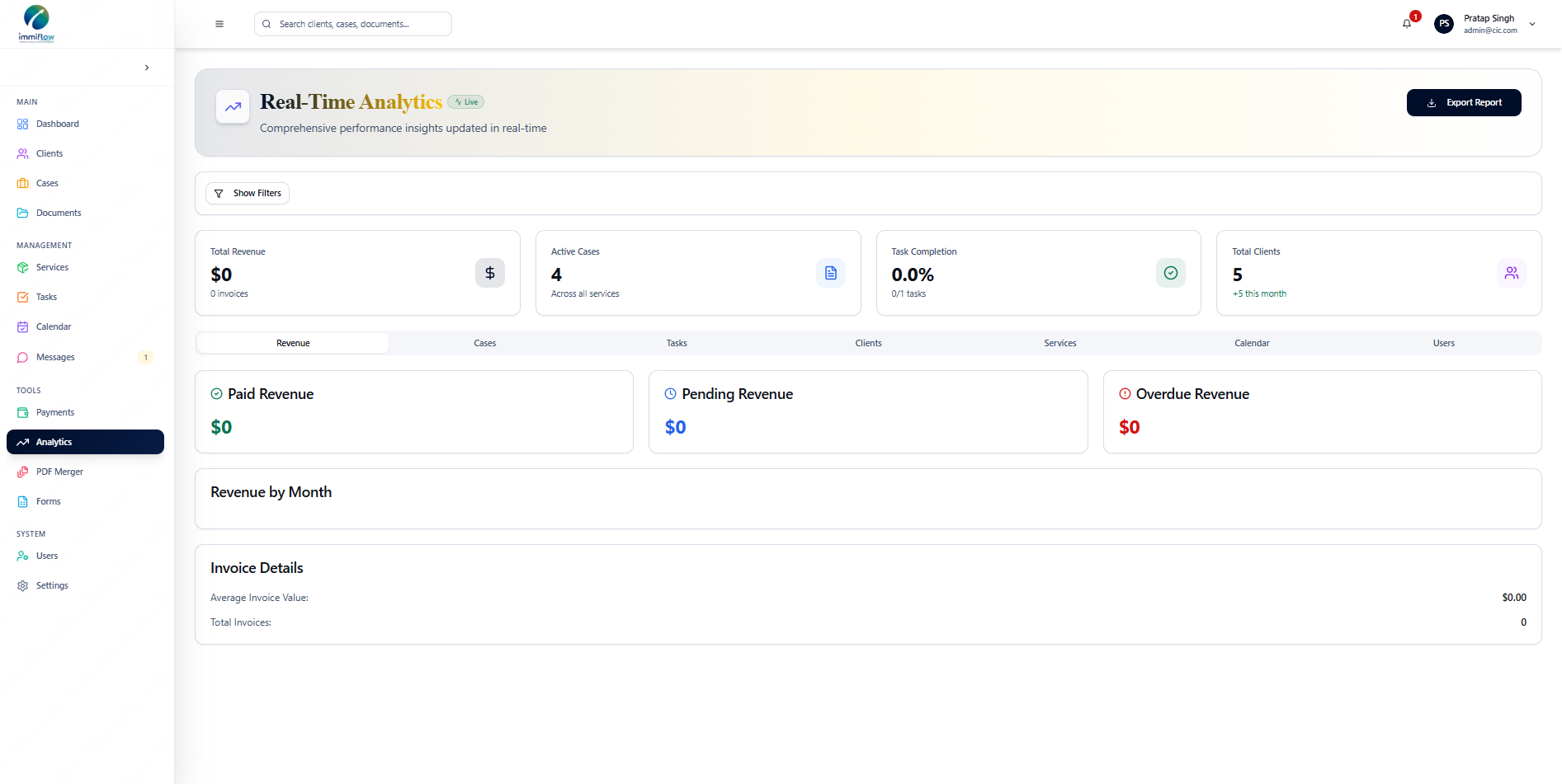 Immiflow.io